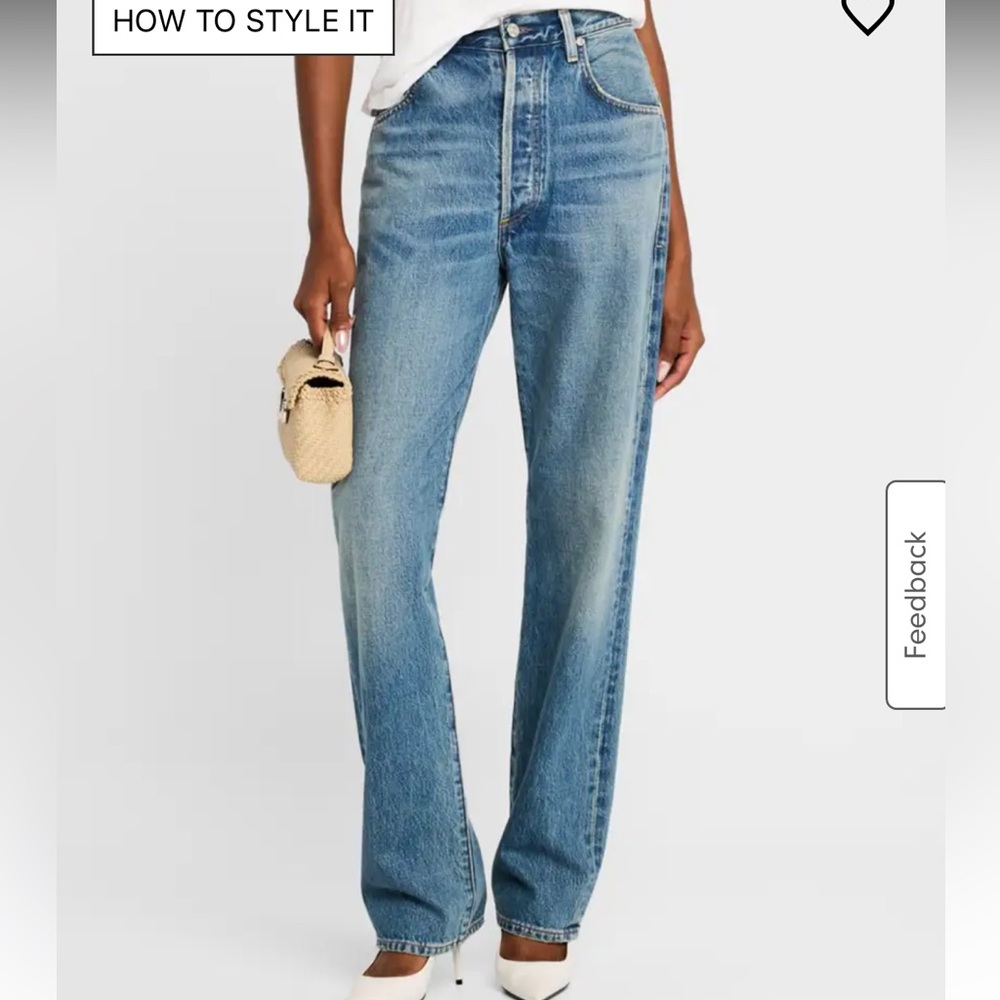 NWT Citizens of Humanity Baretta Straight Jeans Babylonia 27